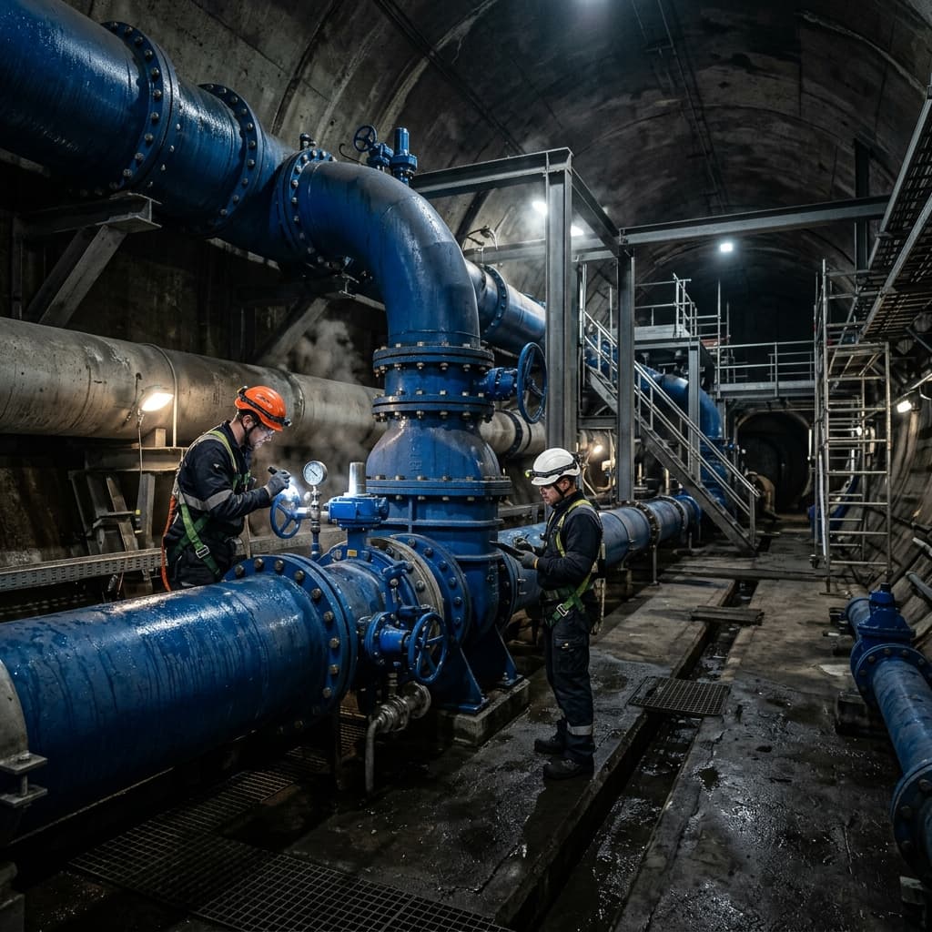 Infrastruktura wodociągowa – inspekcja rurociągów